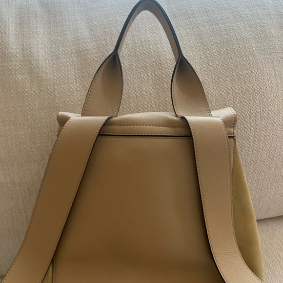 JW ANDERSON Tan Backpack with Gold Accents - Picture 13 of 16